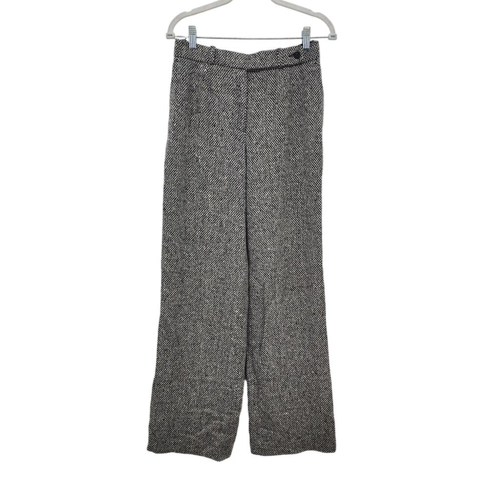 Vintage Celine Wool Trouser Pants Lined Wide Leg